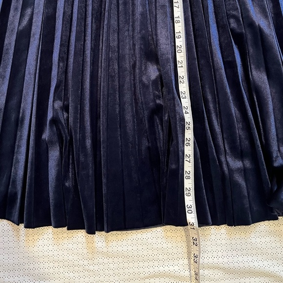 Women A Line Pleated Skirt Casual Solid Long Size XL - Picture 4 of 7